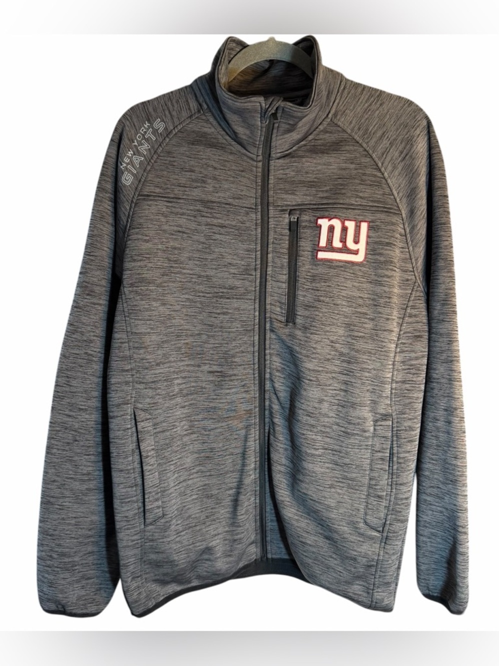 NFL NY Giants Fleece Lined Full Zip Jacket